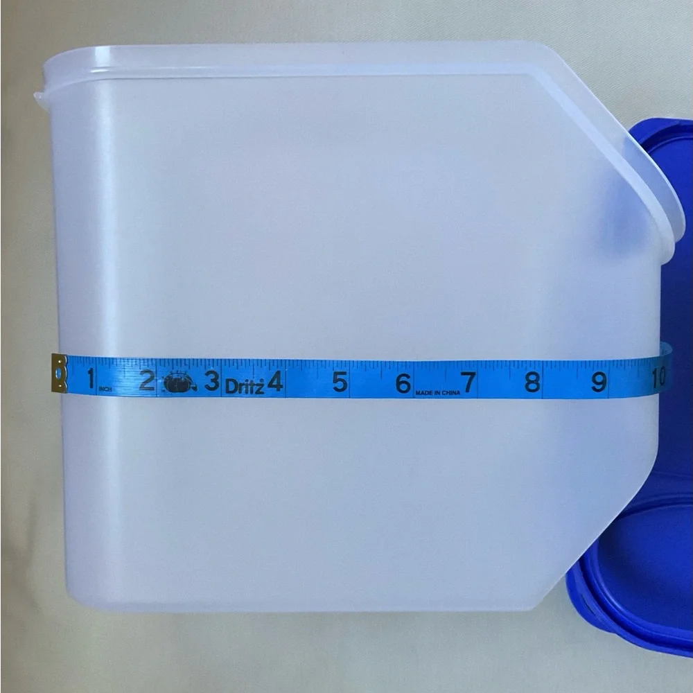 Tupperware Potato Onion Smart Container Keeper Clear/Blue 8.3L 4 Piece Set